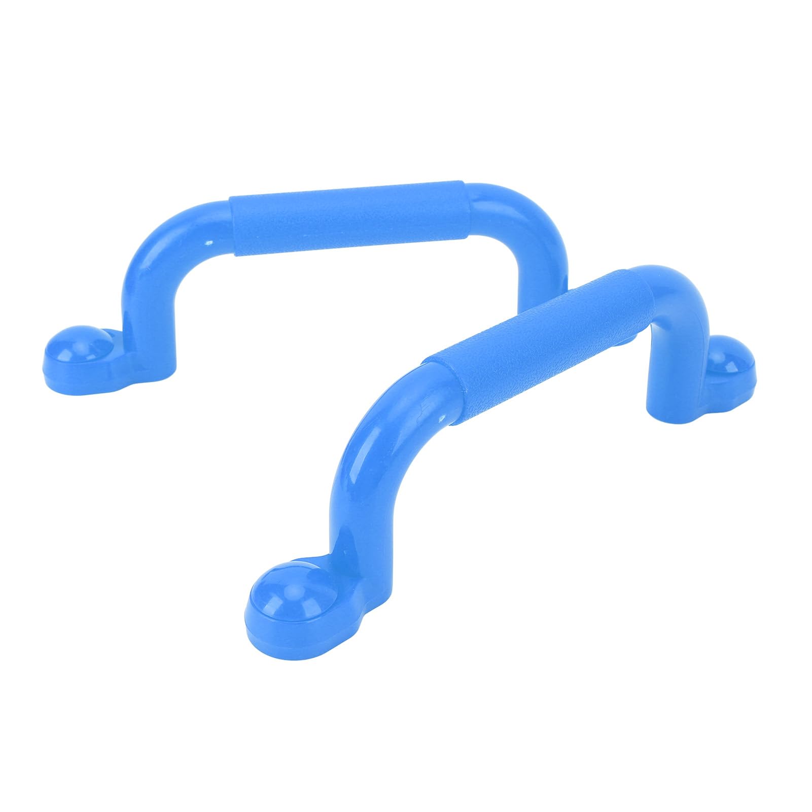 1 paio di maniglie per parco giochi professionali, versatili, antiscivolo, robuste e di grandi dimensioni, per strutture di arrampicata e casette da gioco. (Blu)