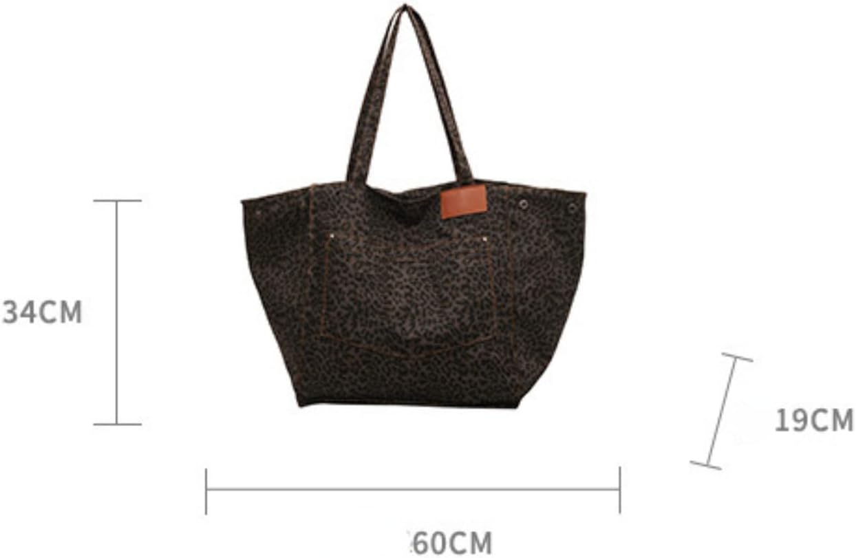 Leopard Print Tote Bags For Women Large-capacity Bag Single-shoulder Sag For Women Large Leopard Print Bag - Image 7