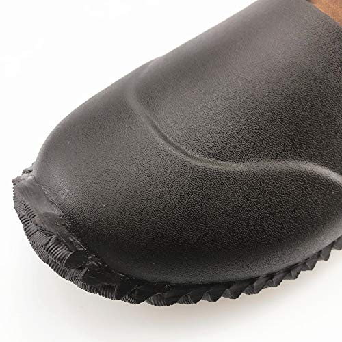 Image of SYLPHID Men's Garden Shoes Women's Rain Shoe Waterproof Neoprene Camp Booties for Camping, Lawn Care, Gardening and Yard Work