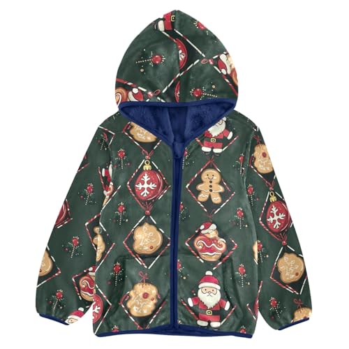 CHIFIGNO Fleece Jacket for Boys Girls, Boys' Fashion Hoodies Sweatshirts for Toddler Kids with Pockets