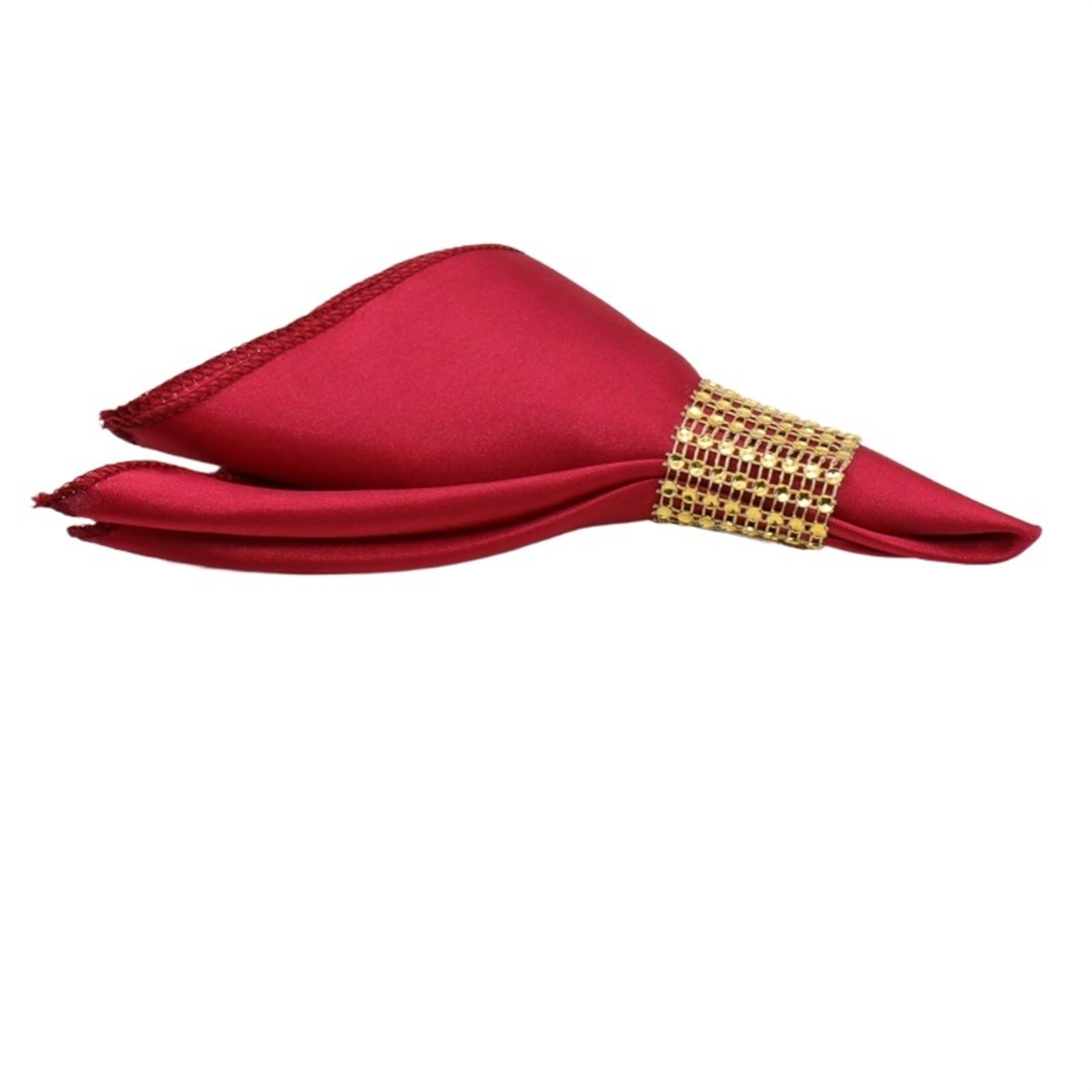 Tovaglioli di Stoffa 50 pezzi/set tovaglioli 30 cm quadrati in tessuto satinato fazzoletto da tavola tovaglioli da tavola for decorazioni nuziali feste eventi forniture for la casa Ideali Per Eventi(C