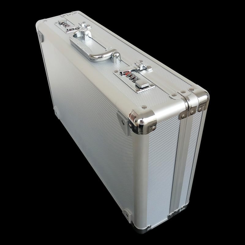 sunnyhouse Storage & Display Aluminum Frame Black Box Case Holds 50 PCGS NGC Coin Holders Slabs, 50_new