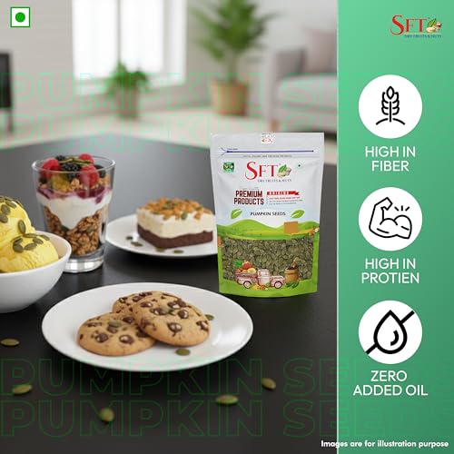 Image of SFT Pumpkin Seeds 500g - AAA Grade Seeds for Eating | Protein Rich Seeds | Healthy Diet Snacks | Rich in Protein