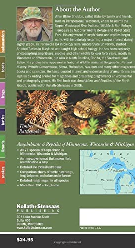 image for Amphibians & Reptiles of Minnesota, Wisconsin & Michigan: A Field Guid
