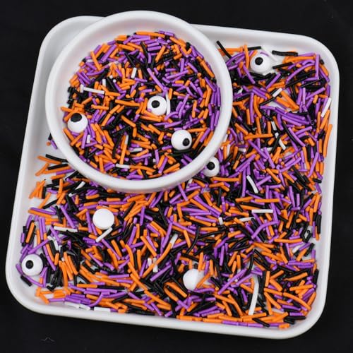 Image of Halloween Sprinkles, Candy Eyes with Jimmies Mix for Cake Decorating