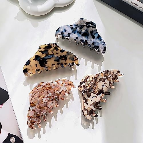 Large Hair Clip 10 cm Hair Clips, Colour Shark Clip, Large Women's Hair Clip for Thick Hair Non-Slip Hair Clip - Image 4