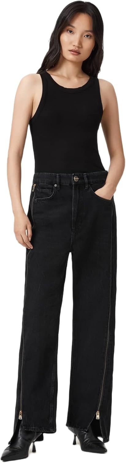 AllSaints Womens Frankie Zip Jean - Image 2