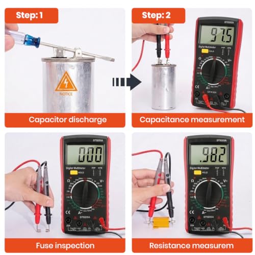 Image of Serplex Digital Multimeter Count AC DC Tester for Home Work