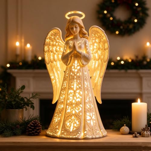 7.87in Christmas Angel Night Light, Angel Led Lights, Christmas Decorations - image 4