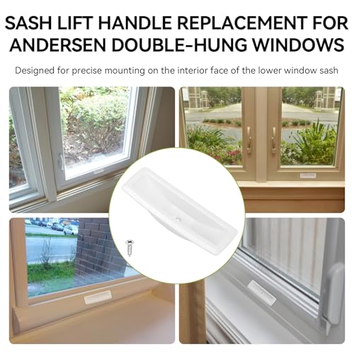 Mango Andersen PSNL de perfil bajo blanco para ventanas con tornillo 8