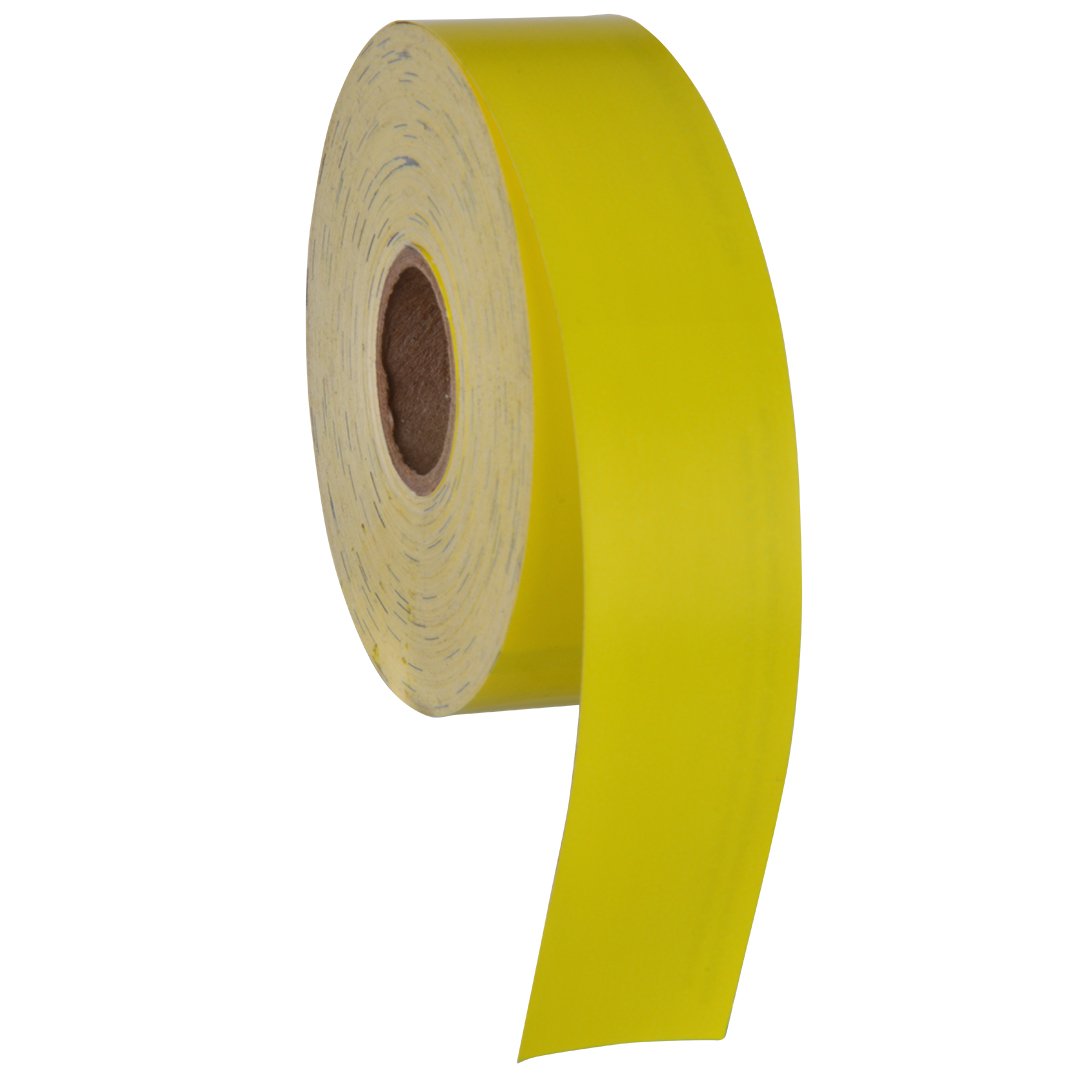 Kenco Printable Pet Collars Compatible with Various Printers and Software (Yellow) - 1" x 1000" - 6" Increments - PetDetect Compatible - 1000 Labels