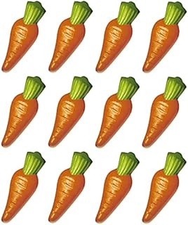 Edible Chocolate Carrots Cake Decorations x12