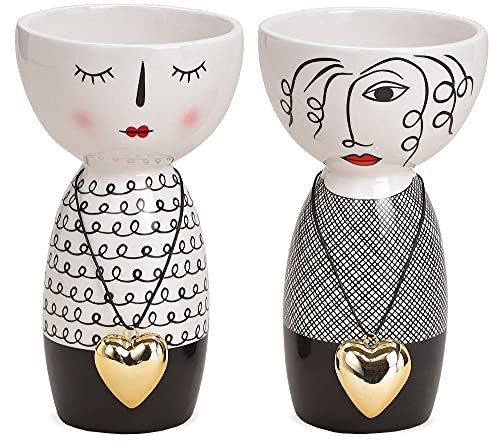 Jarrones Negro y Dorado Marca matches21 HOME & HOBBY