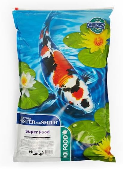 DRS. Foster and Smith Super Food Quality Koi and Goldfish Food, 20 lbs.