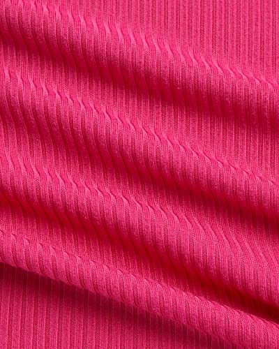 Sweet Hearts Girls Sweat Suit Set - 4 Piece Cozy Ribbed Pullover Hoodies and Jogger Sweatpants for Girls, Made in USA (5-12)4