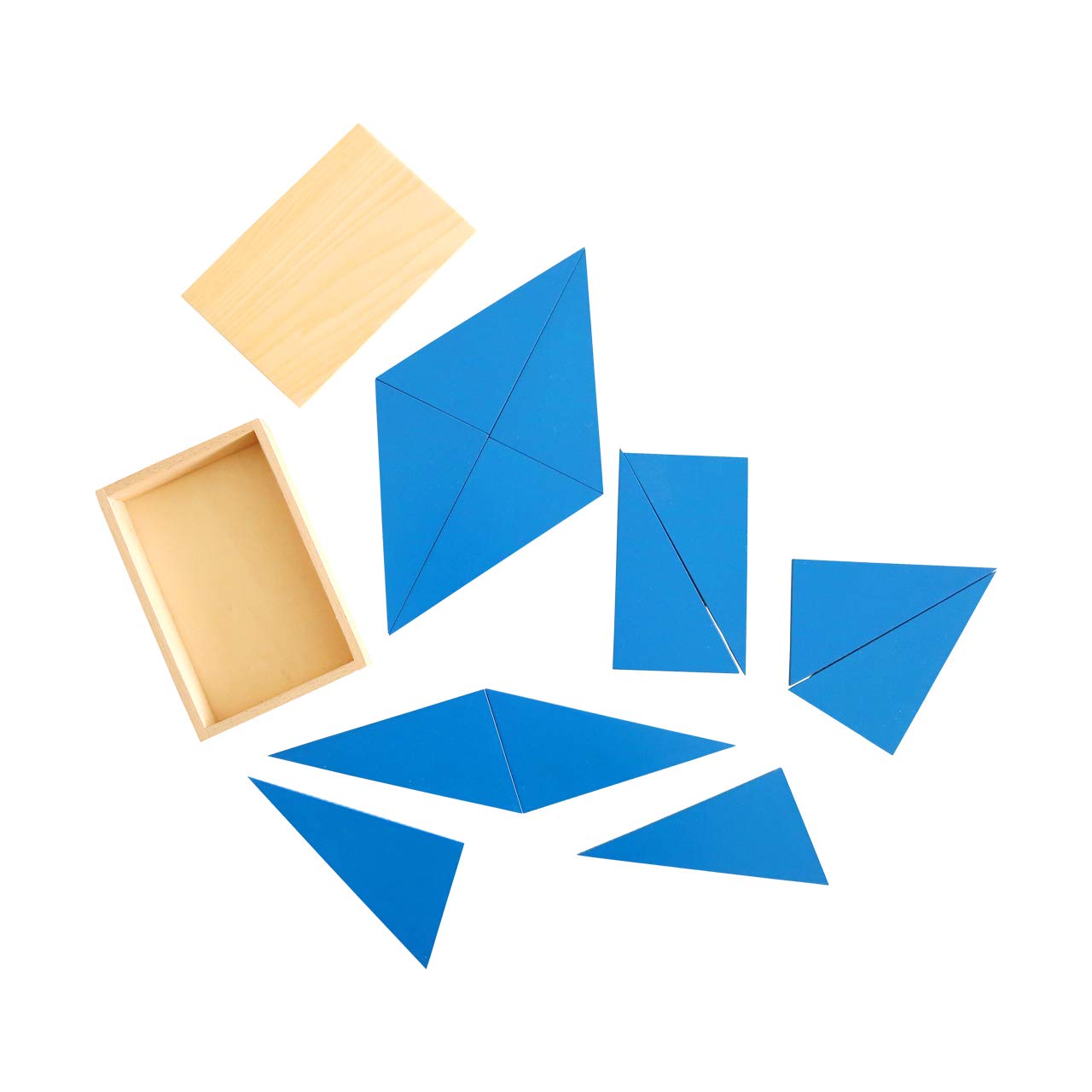 MONTESSORI OUTLET Constructive Blue Triangles