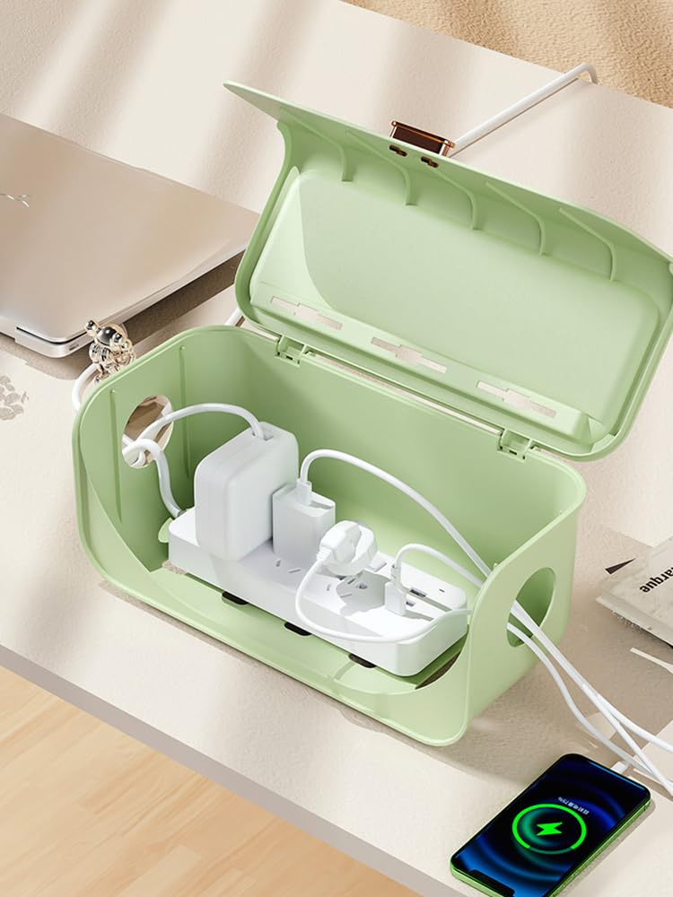 Amazon | LadruphLadruph ケーブルボックス コンセントボックス 配線