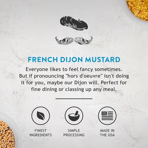 Image of Koops' Dijon Mustard - French Mustard, Gluten-Free, Kosher, Non-GMO, Made in the USA, From Quality Mustard Seeds, Rich and Delicious Flavor - 12 Oz, Pack of 2