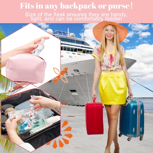 Image of Copkim 38 Pcs Tampon Tube Set for Women,Geometric Style | Plastic Travel Tube Containers, Reusable Wrappers, for Festivals Cruises Sports Events Concert