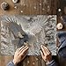 The Carved Eagle Jigsaw Puzzle 1000 Pieces, Majestic Bald Eagle Bird Puzzles for Adults,White Forest Art Nature Puzzle Animal, Unique Challenging Impossible Hard Puzzles