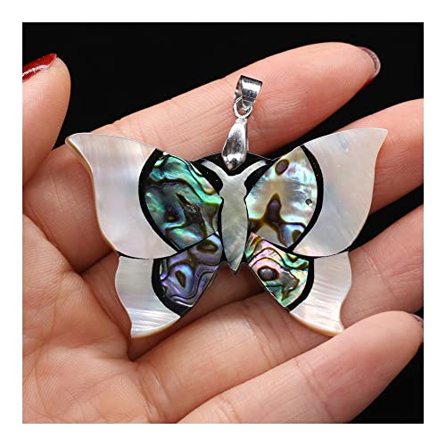 Pendentif en nacre blanche naturelle et coquillage pour la création de bijoux artisanaux unique