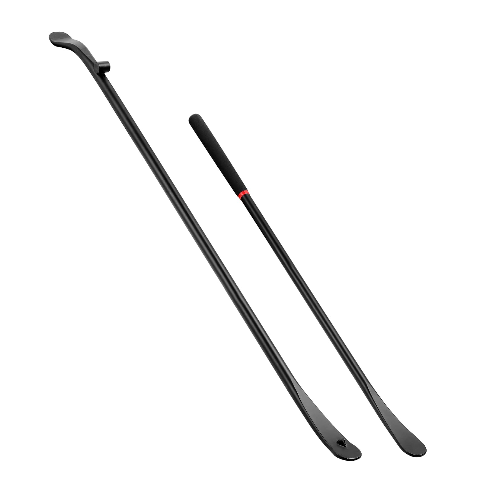 VEVOR Barras de Neumáticos 2 Piezas Largo de 97 cm y 76,5 cm, Cuchara para Desmontar Neumáticos de Acero de Aleación Resistente, para Camiones, Semirremolques, Vehículos Todoterreno, Furgonetas