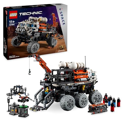 LEGO Technic Mars Exploration Rover, Weltraum-Spielzeug, basiert auf Raumfahrzeugen der NASA, Space Bauset, Spielzeug für Kinder, Geschenk für Jungen & Mädchen ab 11 Jahren 42180