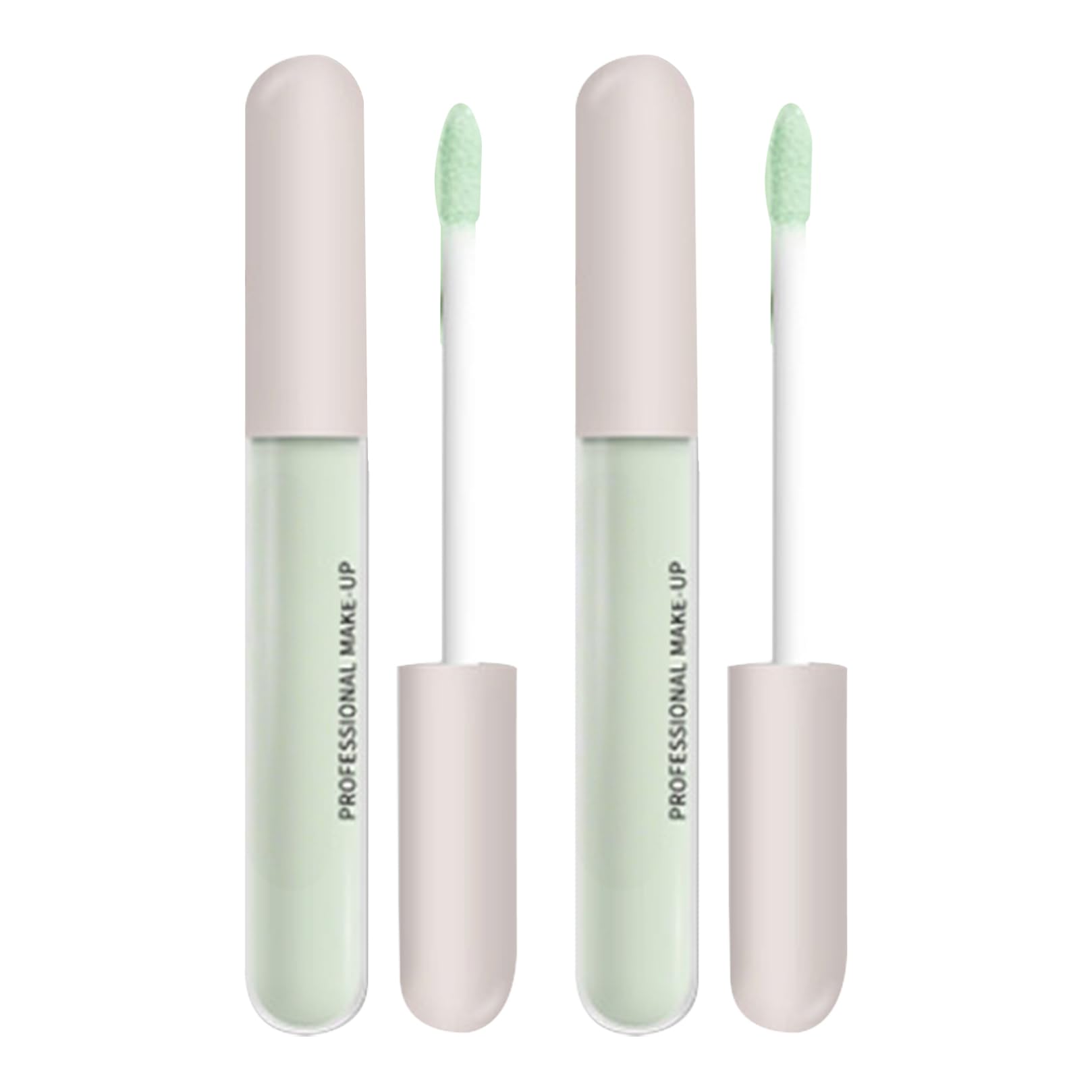 Full Coverage Liquid Concealer Natural Makeup Look with Breathable Lightweight Long-Wear 2Pcs Green One Size