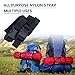 BootYo! PackYo! Utility Straps/Cinch lash Strap with Quick Release Buckle by Mt Sun Gear. Great for Backpacking, air mattresses, Sleeping Bags (Pair) (Black-32)