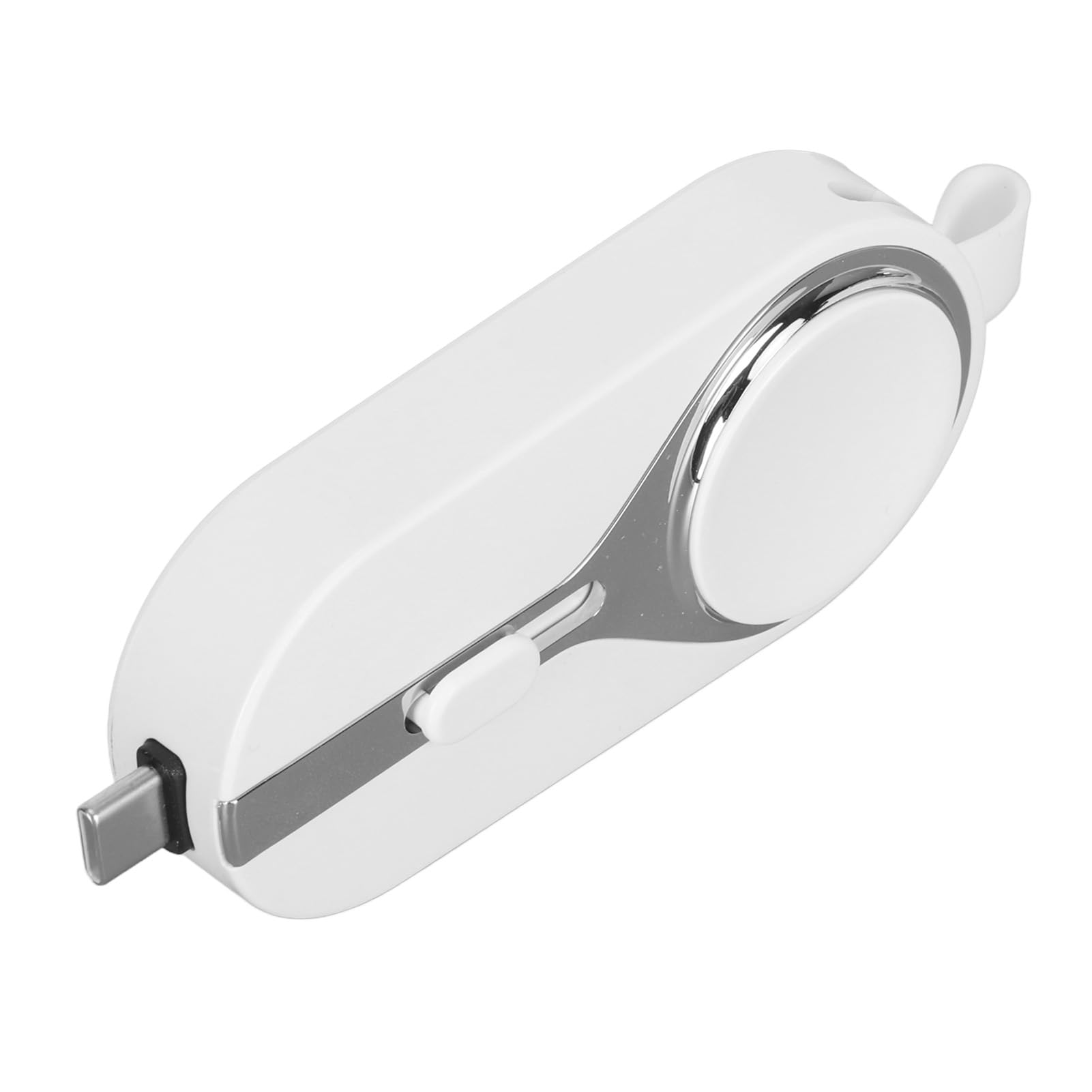 Mini Banque d'alimentation d'urgence Portable 2 en 1, Chargeur de Porte-clés Léger de 2000 MAh pour Montre iOS, Compact et Facile à Transporter pour Le Chargeur de Porte-clés de Voyage