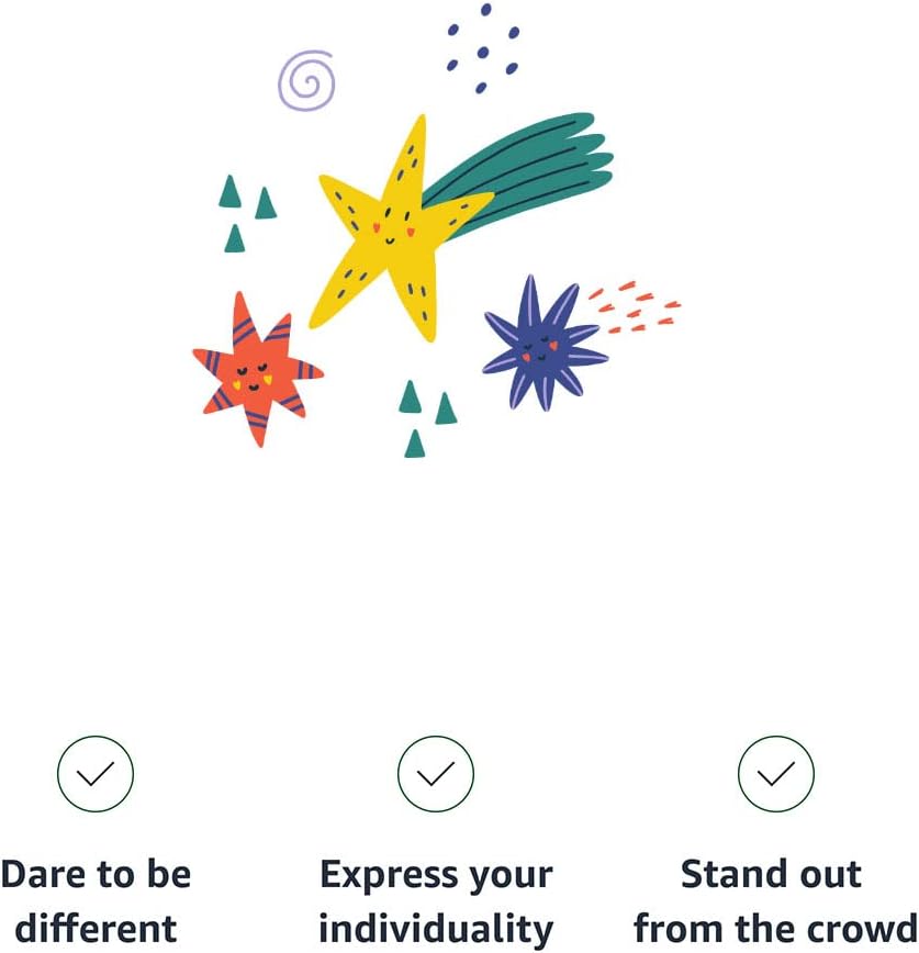 Star Design Toddler Baseball T-Shirt - Cartoon 3/4 Sleeve T-Shirt - Cute Kawaii Kids' Baseball Tee