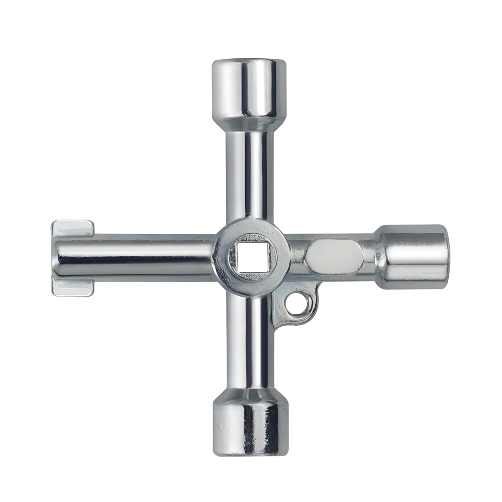 Foyscr 4-in-1 Multifunction Meter Box Key, Gas Meter Box Key,Electric Meter Key, Water Meter Box Key, Cabinet Opening Key, Utility Key Zinc Alloy
