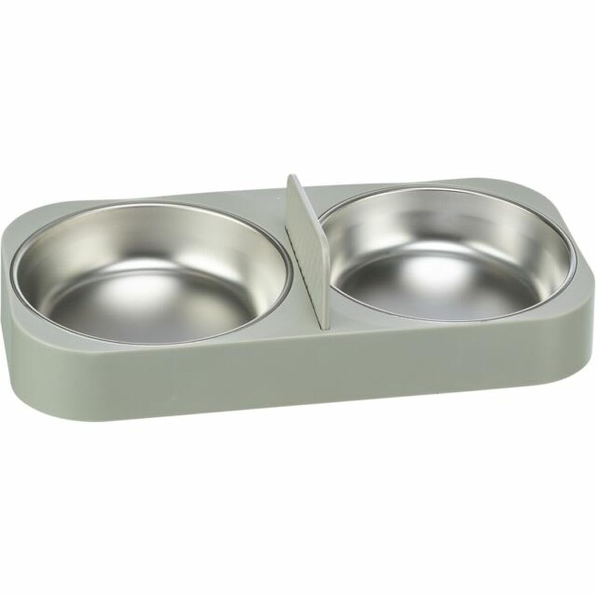 Trixie Pet Feeder White Stainless Steel Plastic 500 ml 32 x 5 x 16 cm - Brand: Trixie - EAN: 4011905243481