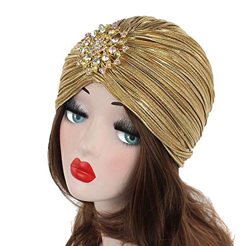 Gorro Turbante con Volantes para Mujer miniatura 3
