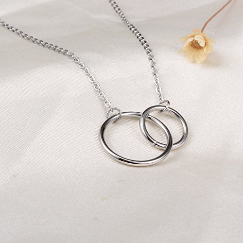 Jude Jewelers Stainless Steel Karma Charm Necklace2