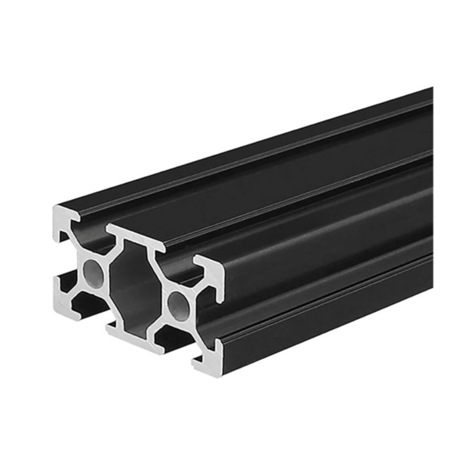 Keuqixmr Black-2040 2040 V/T-Slot Aluminum Profile Extrusion 100Mm To 1000Mm Rail 20X40mm For Diy 3D Printer Cnc(,430Mm)