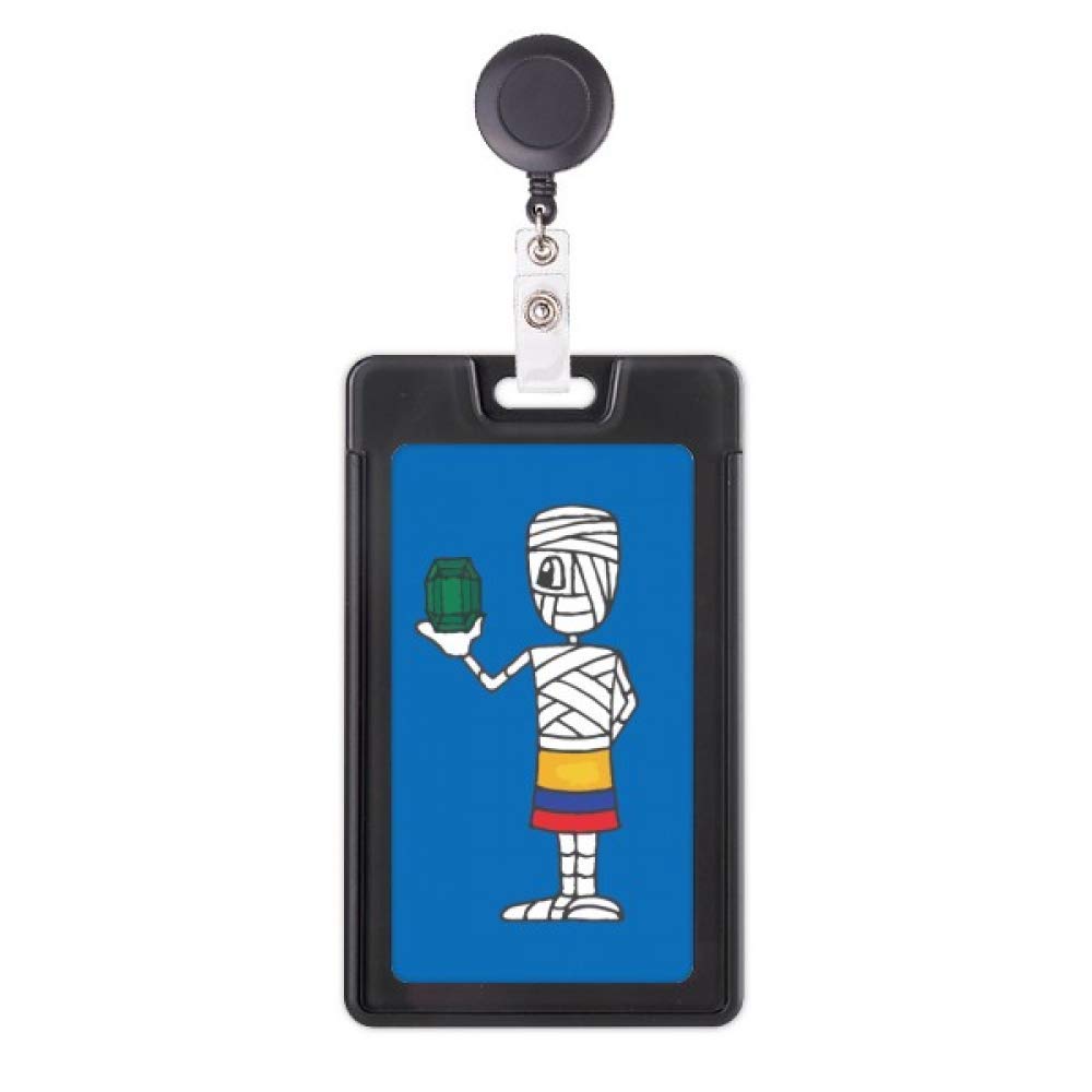 Porte-badge rétractable Mummy Football idéal pour le bureau - 5