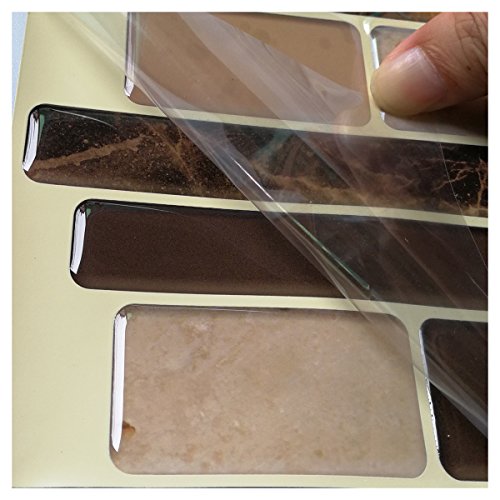 Art3d Kitchen Backsplash Tiles Peel and Stick Wall Stickers, 12