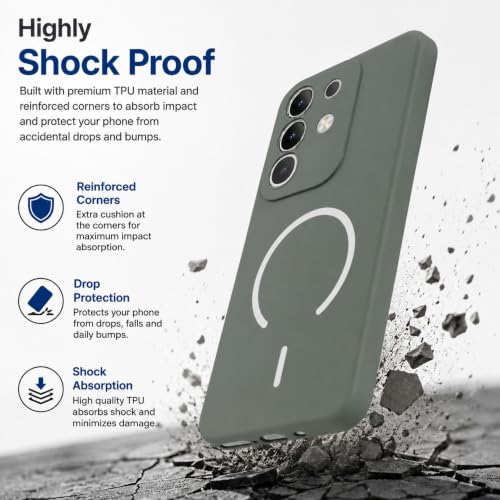 SBMS Vivo T4x 5G Silicone Case Green - Image 5
