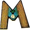 Janosch houten letter M