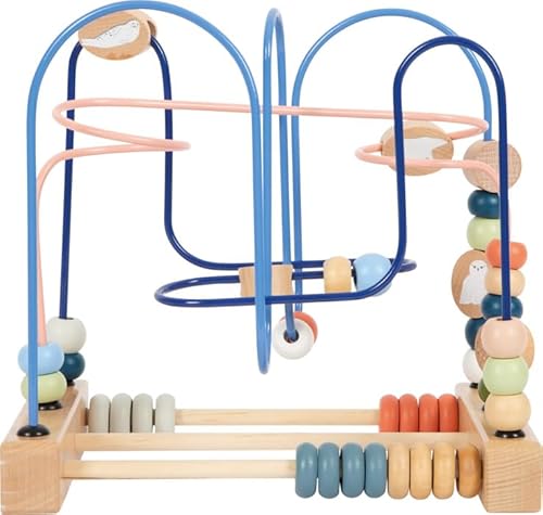 Small Foot Motorikschleife „Arctic“ aus FSC® 100%-zertifiziertem Holz, Motorikspielzeug für Kinder ab 1 Jahr, 12442