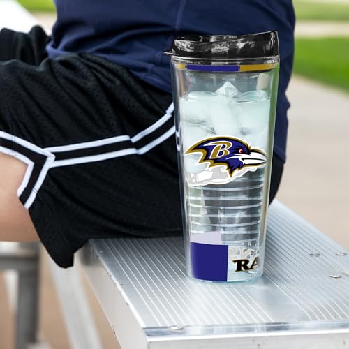 Image of Rico Industries NFL Football Double Wall Classic 16oz Or 20oz Tritan Tumbler W Lid