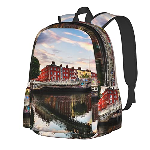 Sac à dos ordinateur grand volume avec compartiment rembourré antichoc noir