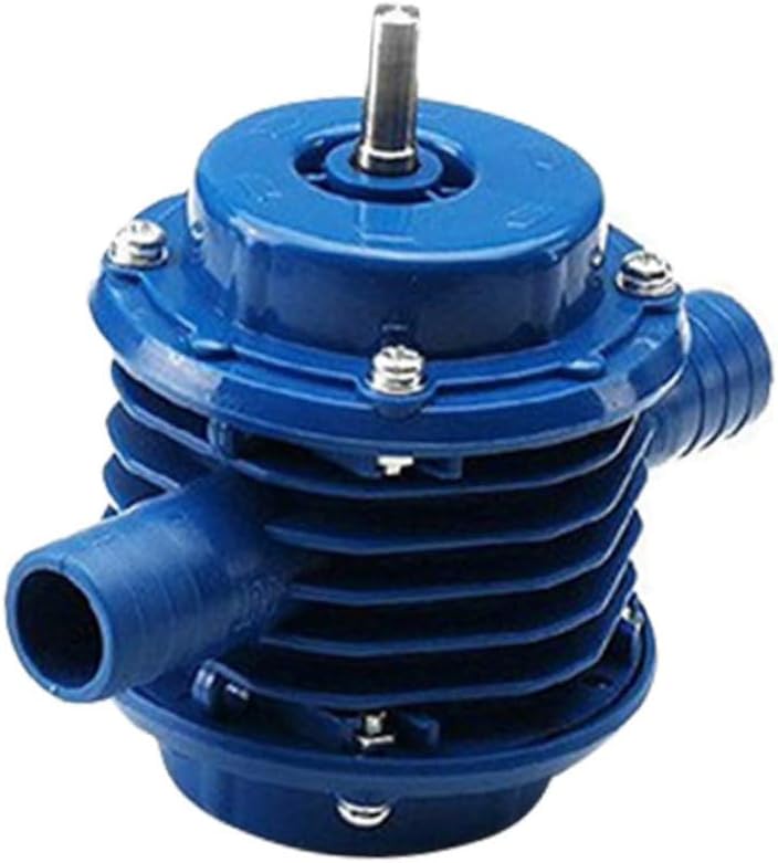 Small Electric Drill Water Pump Self-priming Micro Plastic Utility Pump for Household Water Transfer and Outdoor Use