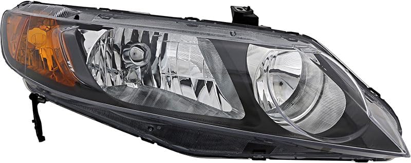 Miniatura 8 de Para Honda Civic Sedan faro lámpara 2006 2007 2008 halógeno conductor lado izquierdo