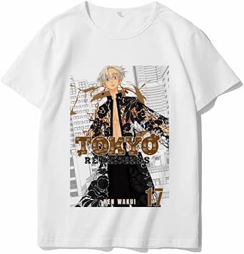 Tokyo Swastika Revengers T-shirt, Short Sleeve, Top, Summer Clothes, Cosplay Costume, For Kids, Adults, Breathable, Everyday Clothes, Commemorative Shirt, Sweatshirt, Sweatshirt color1#,100,