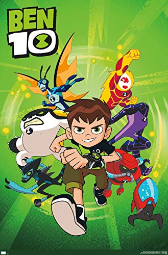 Ben 10 - Group Wall Poster, 34L" x 22.4W", Premium Unframed Version