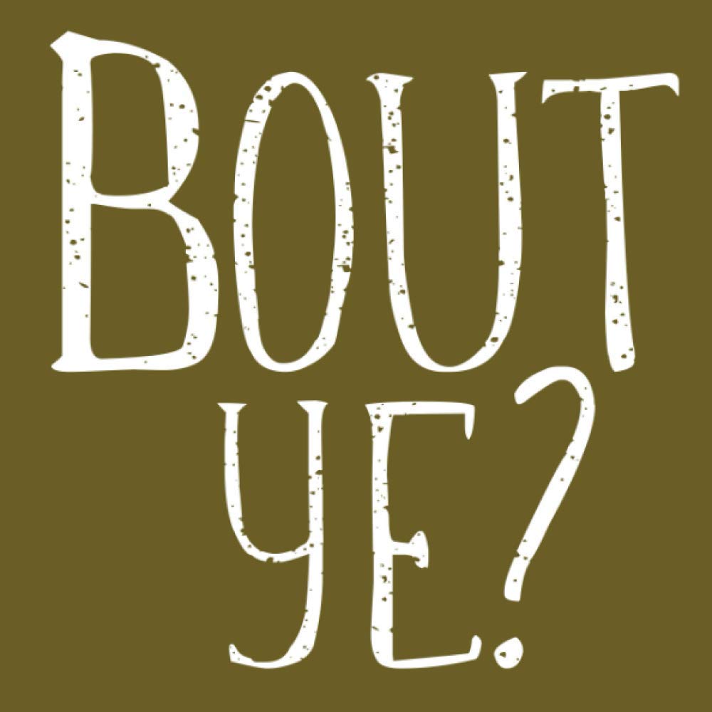 BOUT YE: Northern Irish notebook with Northern Irish saying on the cover and journal paper inside