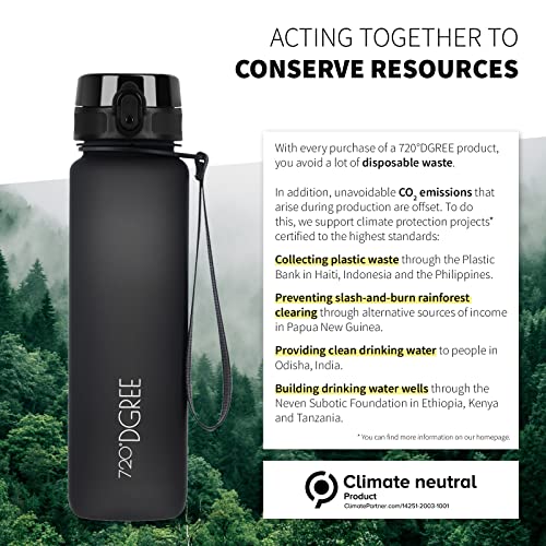 Image of 720DGREE Lid for uberBottle - Black, Size L for 650 ml, 1000ml & 1500 ml