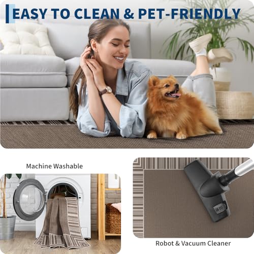 Tapete GarveeHome 5x7 ft Lavable Antideslizante miniatura 6